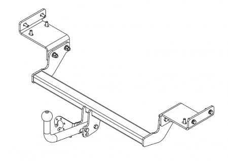 Фаркоп KI 27 для KIA Ceed II 2012-2018, Автос, нагрузка 1500/75 кг. БЕЗ подрезки бампера от магазина ФаркопРос